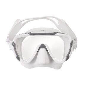 Маска Scorpena Miami, бело-сер.