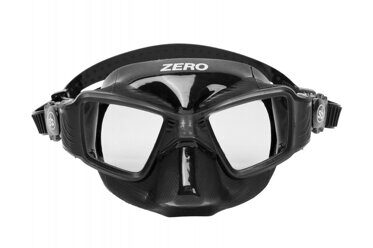 Маска SCUBA BROTHERS ZERO BLACK малообъемная, черный силикон